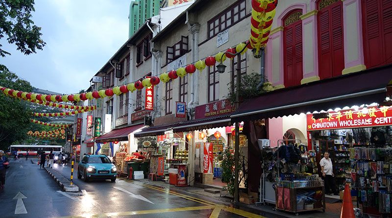 Dzielnica Chinatown w Singapurze